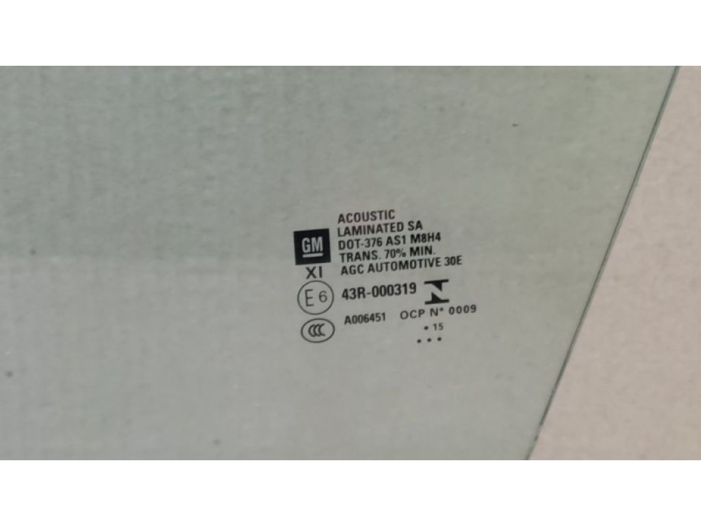 22791826 | Стекло двери передн. лев. CADILLAC ATS 12-19 - Фото 2