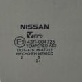 80300-9KA0A | Стекло двери передн. прав. NISSAN VERSA B17 11-19 - Превью 2
