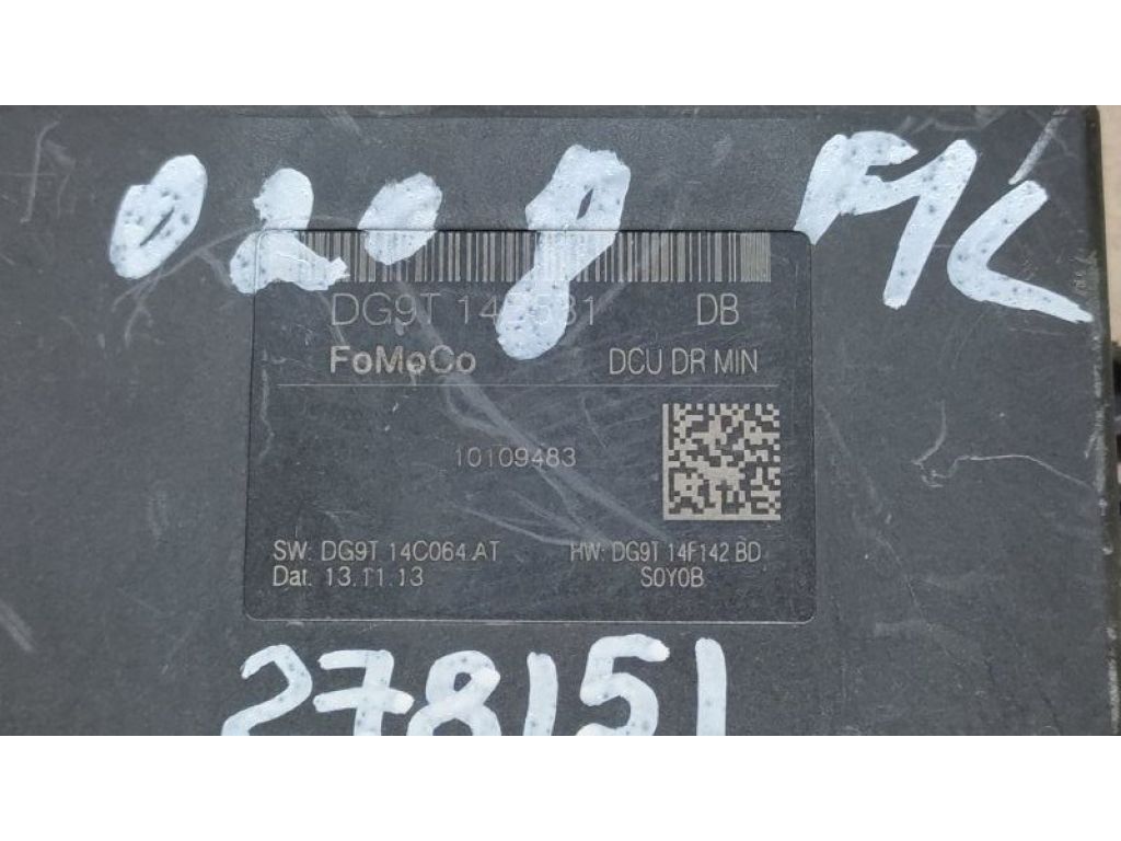 DG9Z-14B291-WX | Блок управления дверей передн. лів. FORD FUSION 14- - Фото 2