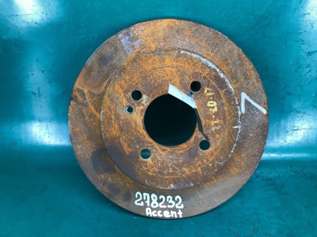58411-0U300 | Гальмівний диск задній лів. HYUNDAI ACCENT RB 10-