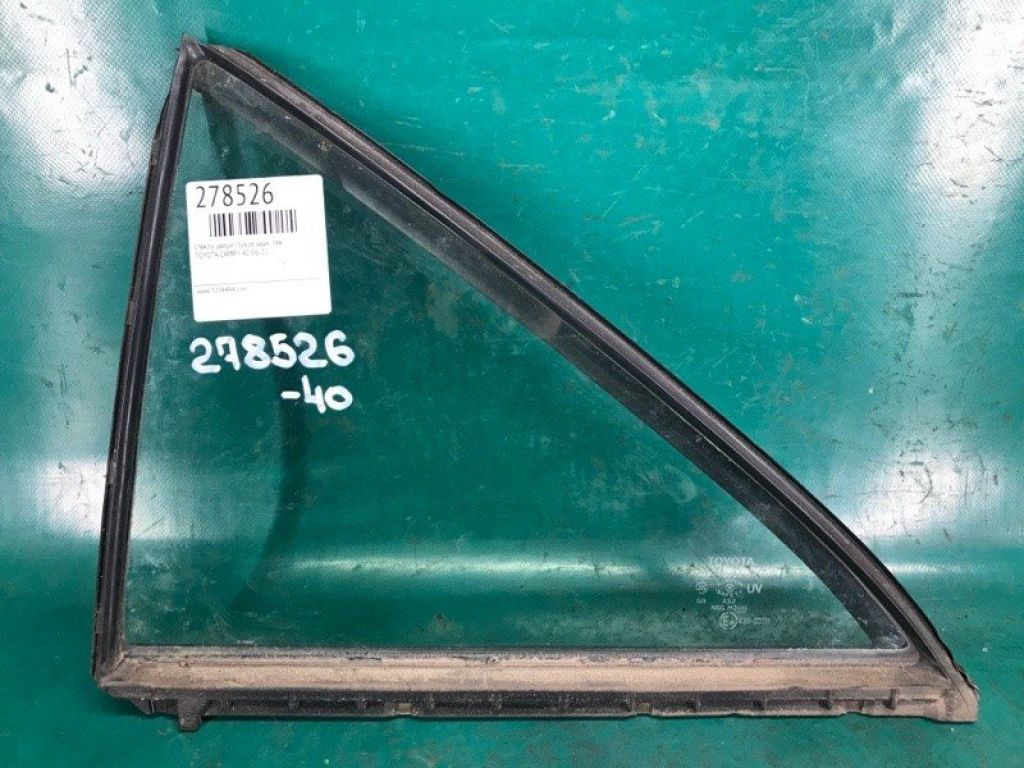 68124-06050 | Скло дверей глухе задн. лів. TOYOTA CAMRY 40 06-11