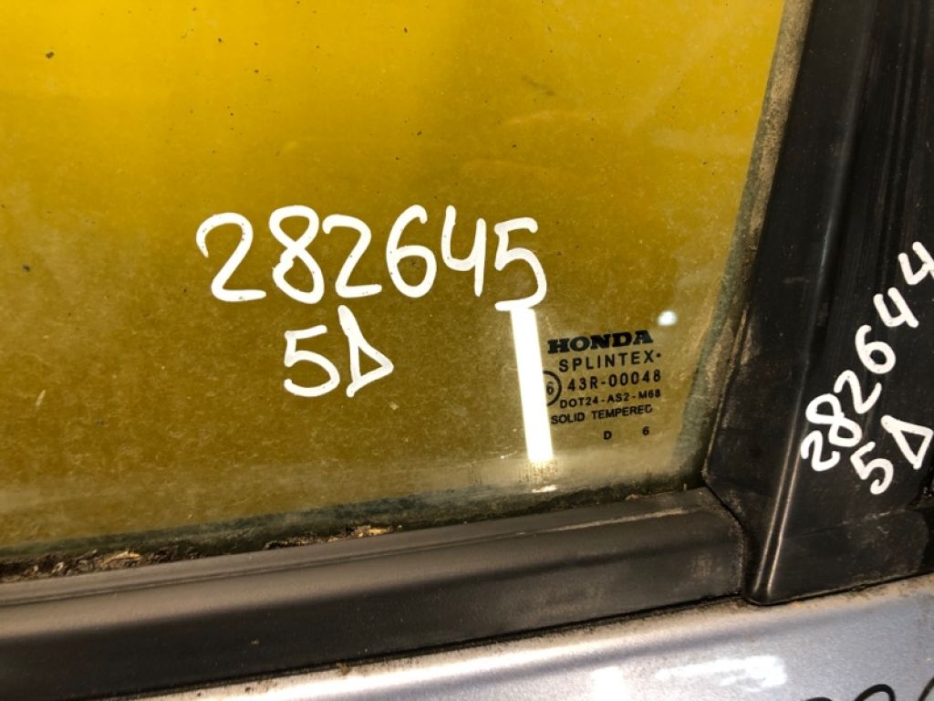 73450SMGE00 | Скло дверей задн. лів. HONDA CIVIC 5D 06-11 - Фото 2