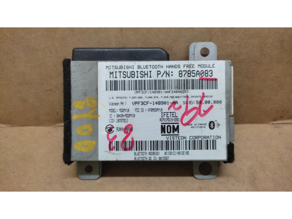 8785A083 | Блок керування блютуз MITSUBISHI OUTLANDER GF 12-