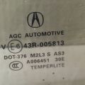 73460-TX4-A02 | Скло дверей глухе задн. лів. ACURA RDX 12-19 - Прев'ю 2