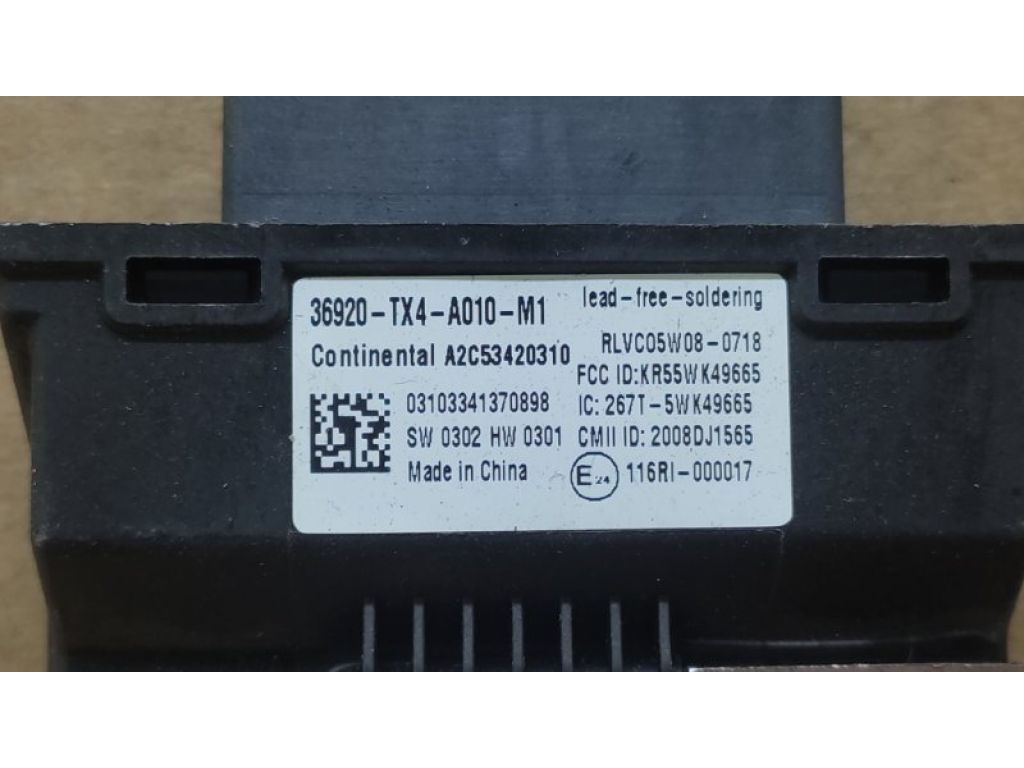 36920-TX4-A01 | Блок електронний ACURA RDX 12-19 - Фото 4