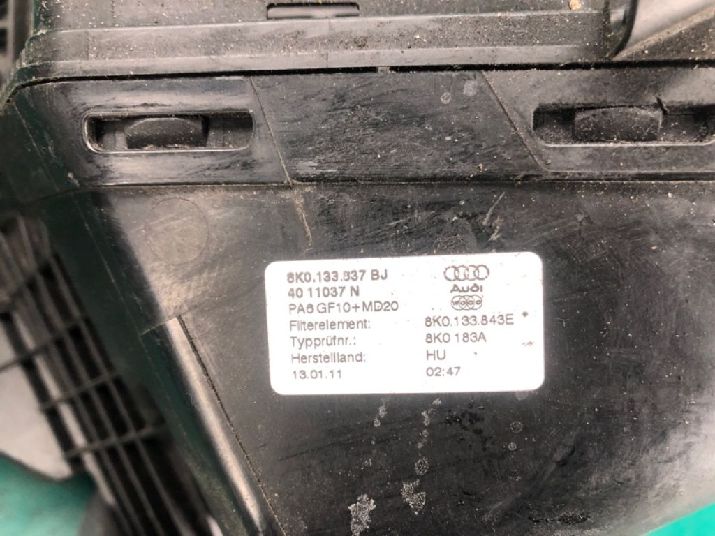 8K0 133 837 BJ | Корпус воздушного фильтра AUDI Q5 08-16 - Фото 6
