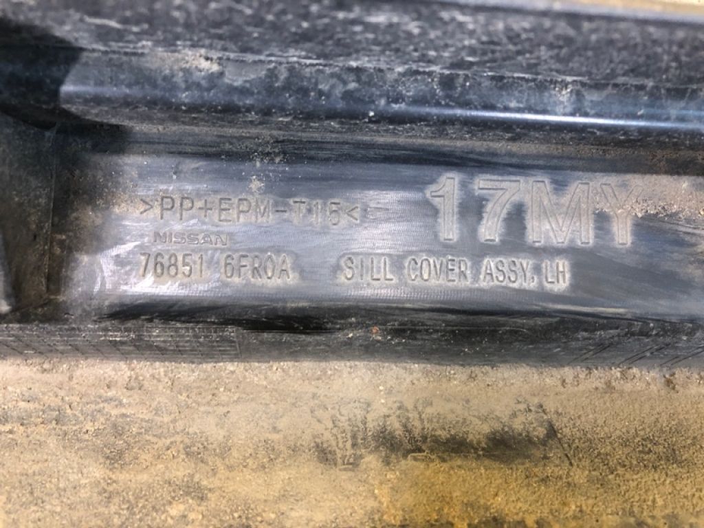 76851-6FR0A | Накладка порогу зовнішня лів. NISSAN X-TRAIL/ROGUE T32 13-20 - Фото 4