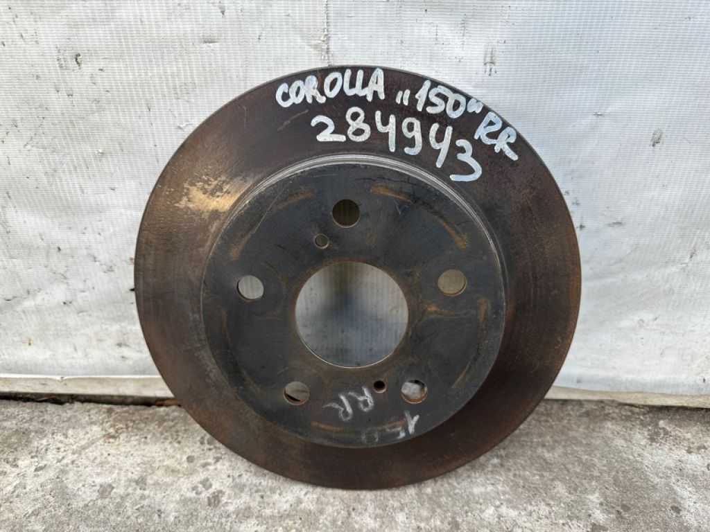 42431-12260 | Тормозной диск задний TOYOTA COROLLA 150 06-13