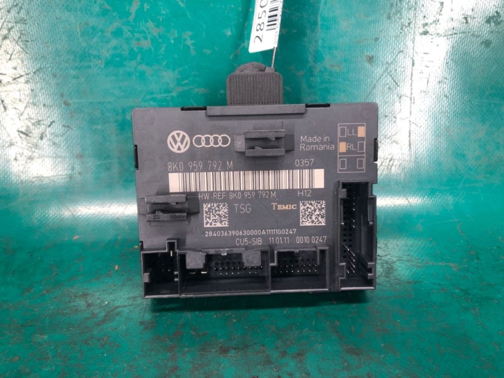 8K0 959 792 M | Блок управления дверей передн. прав. AUDI Q5 08-16