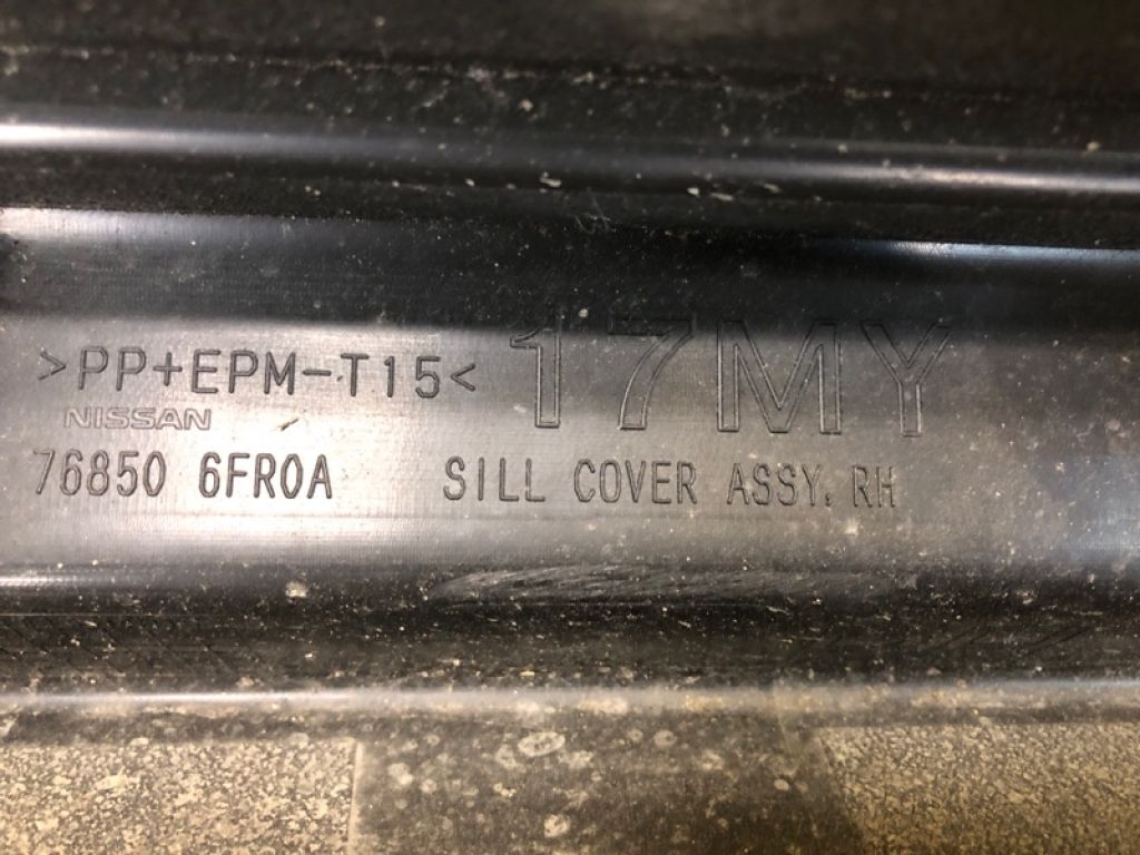 76850-6FR0A | Накладка порогу зовнішня прав. NISSAN X-TRAIL/ROGUE T32 13-20 - Фото 5