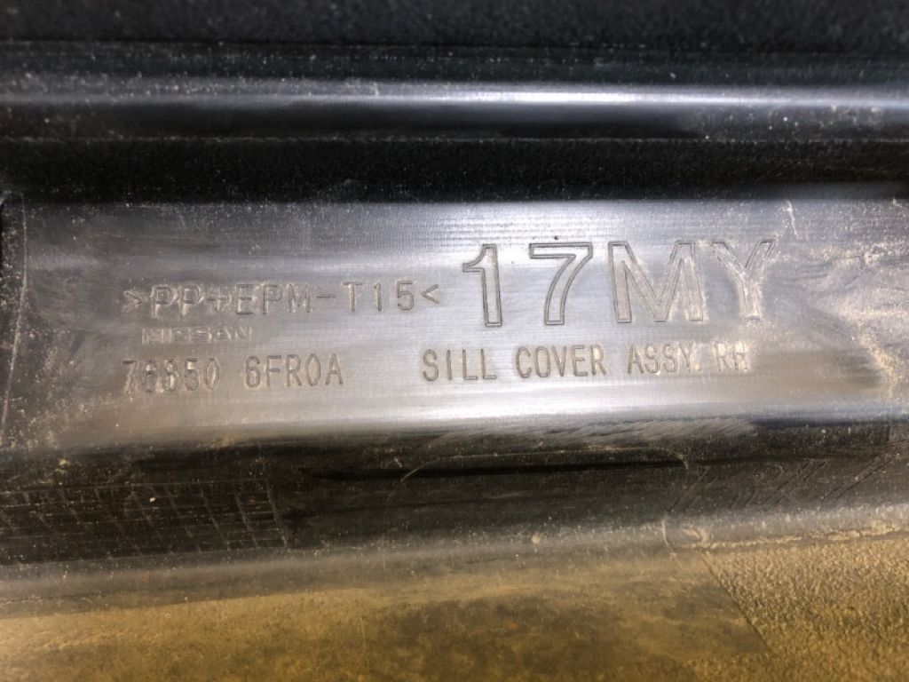 76850-6FR0A | Накладка порогу зовнішня прав. NISSAN X-TRAIL/ROGUE T32 13-20 - Фото 5