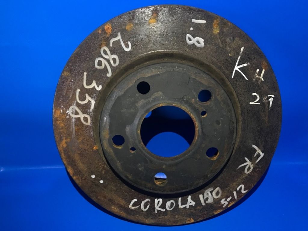 43512-12670 | Тормозной диск передний TOYOTA COROLLA 150 06-13