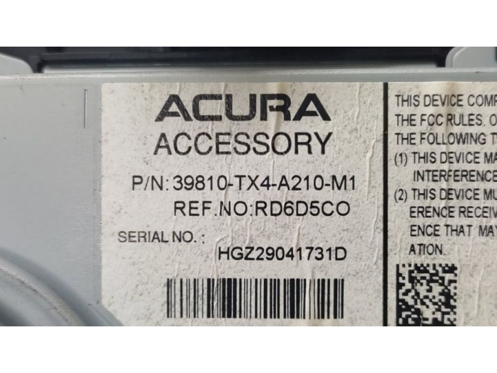 39810-TX4-306 | Монитор ACURA RDX 12-19 - Фото 4