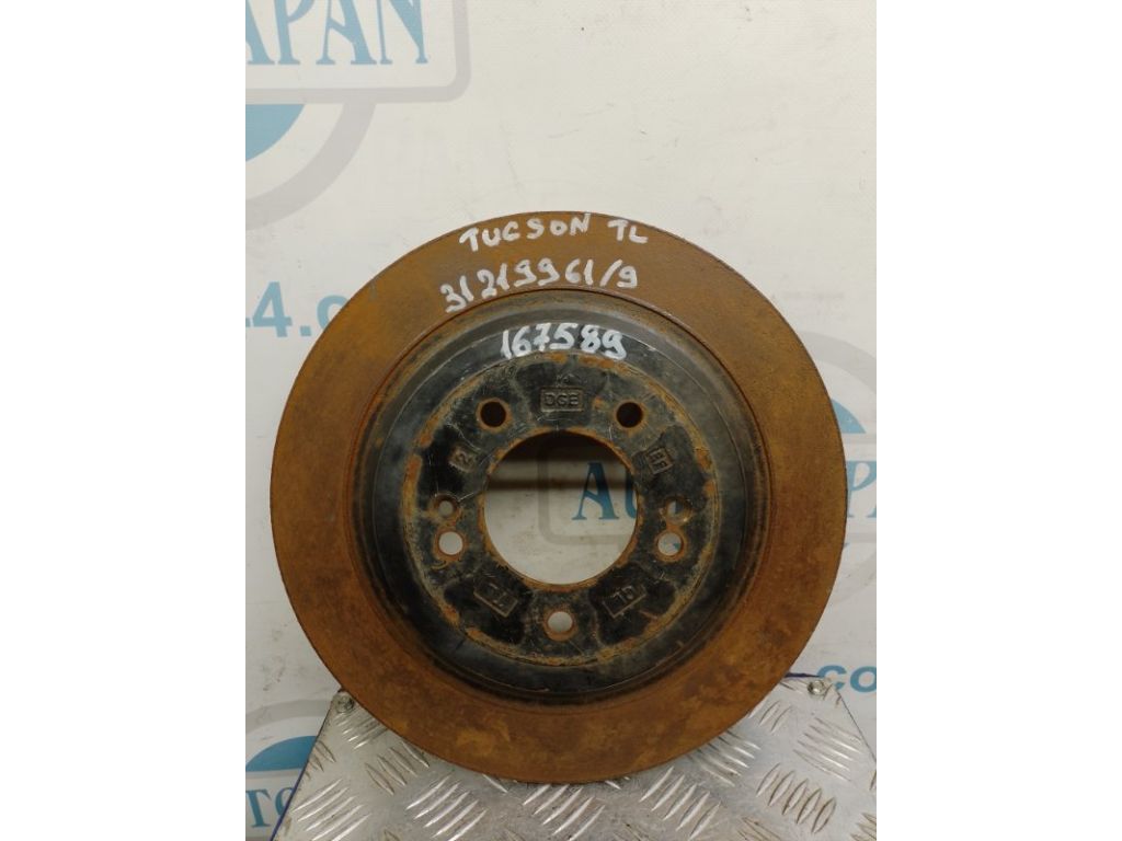 58411-D7700 | Гальмівний диск задній HYUNDAI TUCSON TL 15-20