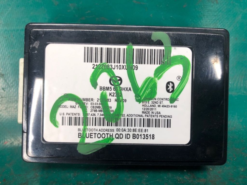 BBM5-66-DHXA | Блок управления блютуз MAZDA 3 BL 09-13