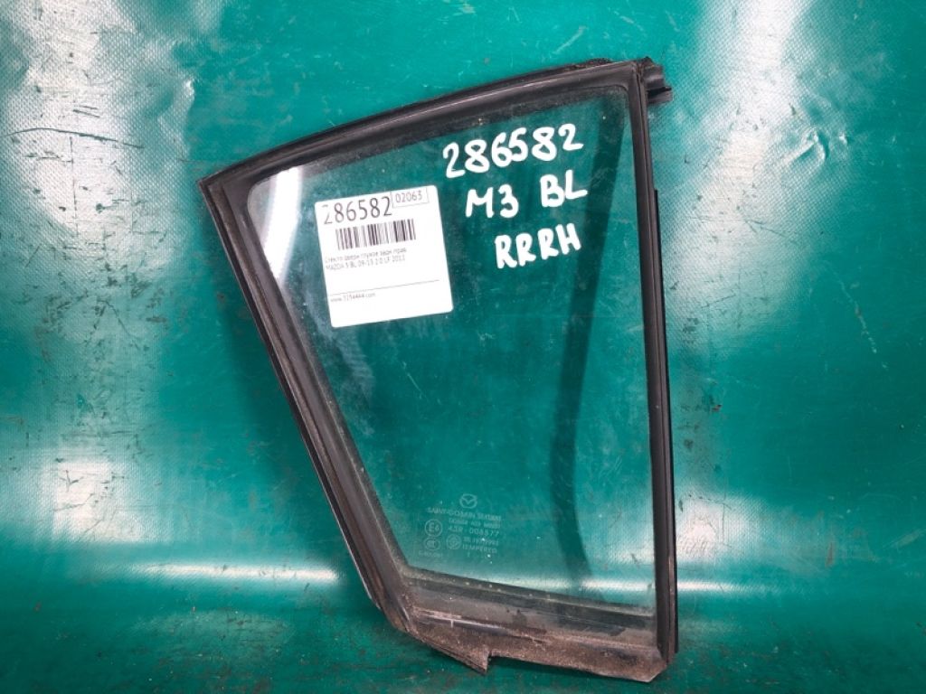 BBM5-72-661A | Стекло двери глухое задн. прав. MAZDA 3 BL 09-13