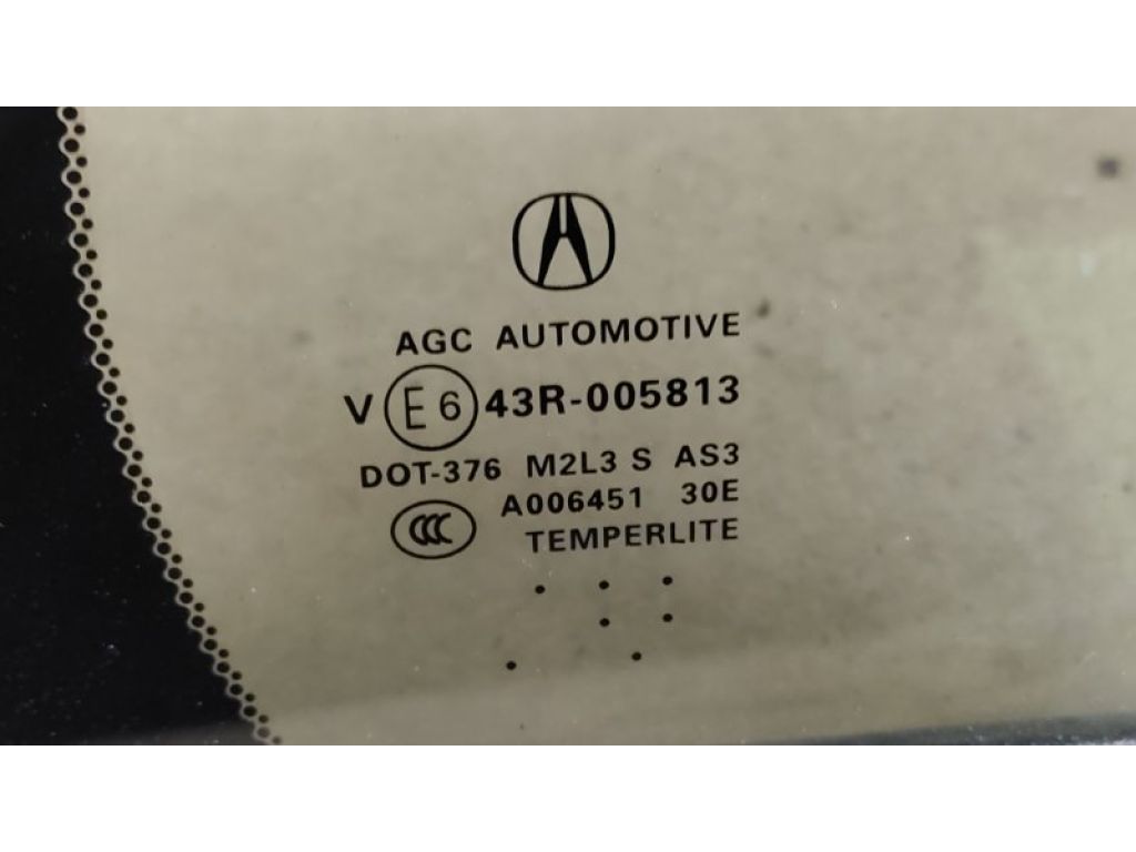 73410-TX4-A02 | Стекло двери глухое задн. прав. ACURA RDX 12-19 - Фото 2