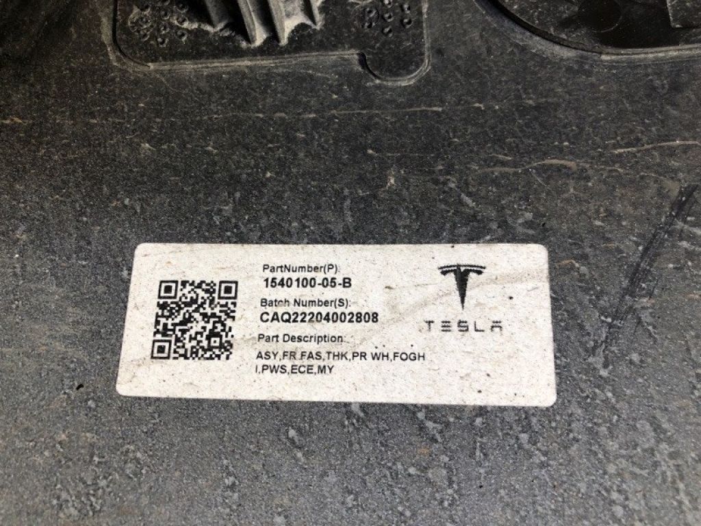 1493736-SC-A | Бампер передній TESLA MODEL Y 19- - Фото 8