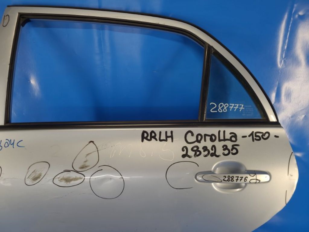 67004-02220 | Дверь задн. лев. TOYOTA COROLLA 150 06-13 - Фото 4