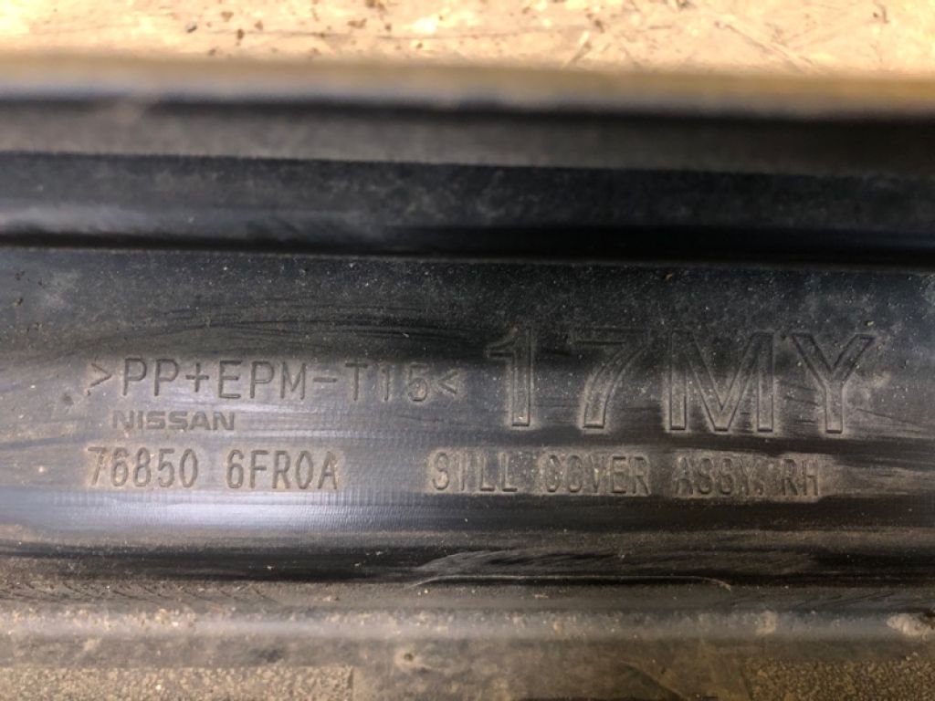 76850-6FR0A | Накладка порога наружная прав. NISSAN X-TRAIL/ROGUE T32 13-20 - Фото 5