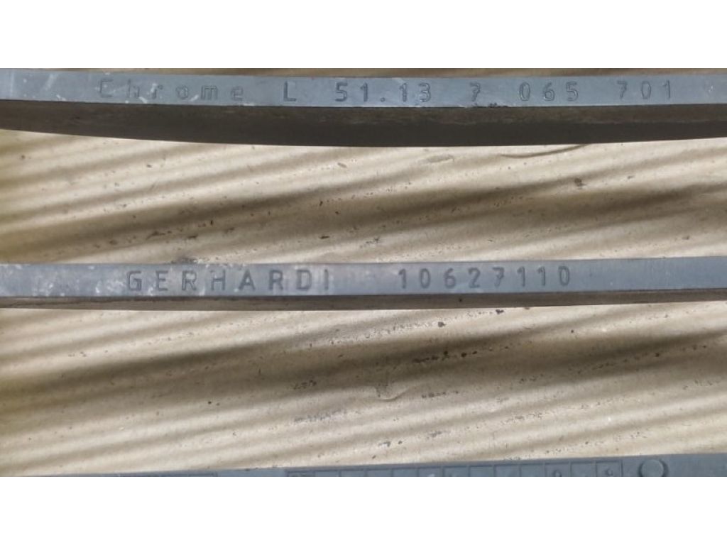 51 13 7 027 061 | Решітка радіатора передн. лів. BMW 5 SERIES 03-10 - Фото 5