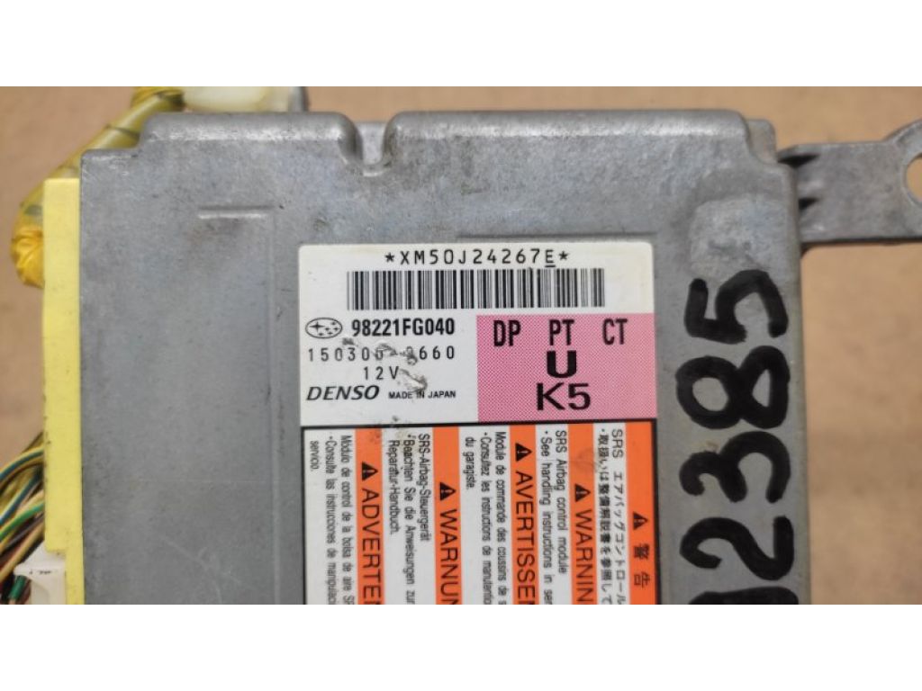 98221FG040 | Блок керування AIRBAG SUBARU IMPREZA 07-11 GE/GH - Фото 2