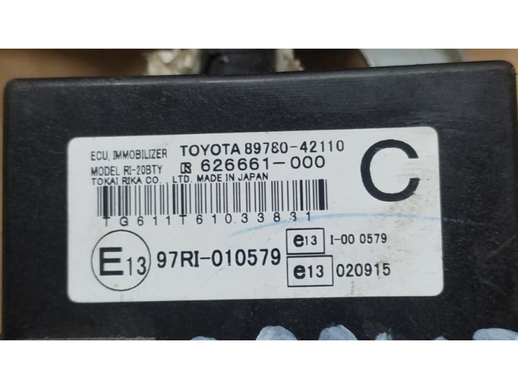 89780-42110 | Блок іммобілайзера TOYOTA RAV4 05-12 - Фото 3