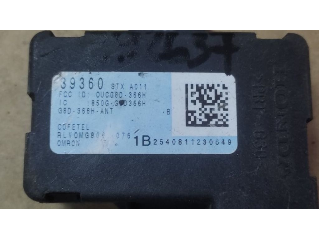 39360-STX-A01 | Блок керування тиском в шинах ACURA MDX (YD2) 06-13 - Фото 2