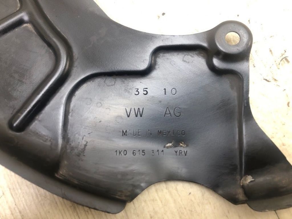 1K0615311F | Захист гальмівного диска передн. лів. VOLKSWAGEN JETTA USA 10-17 - Фото 5