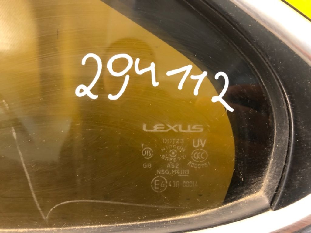 68124-33070 | Скло дверей глухе задн. лів. LEXUS ES350 06-12 - Фото 2