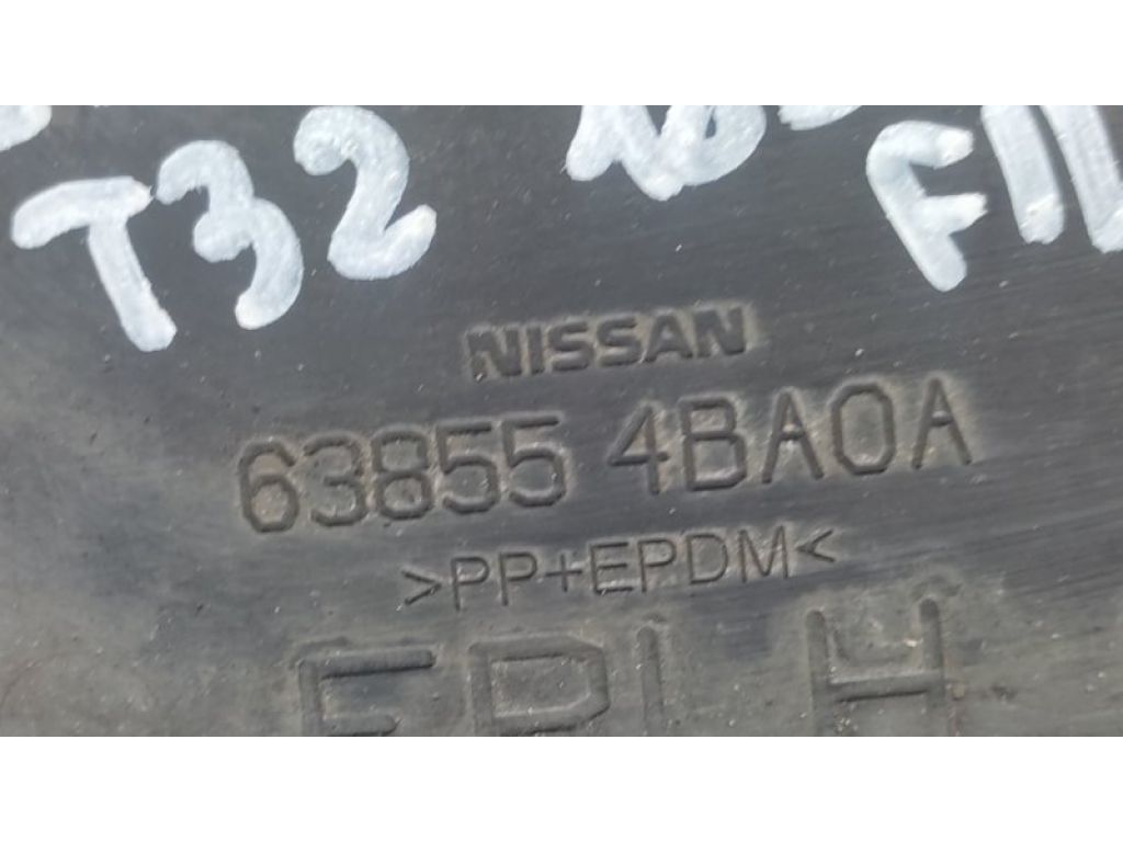 63855-4BA0A | Бризговик передн. лів. NISSAN X-TRAIL/ROGUE T32 13-20 - Фото 4