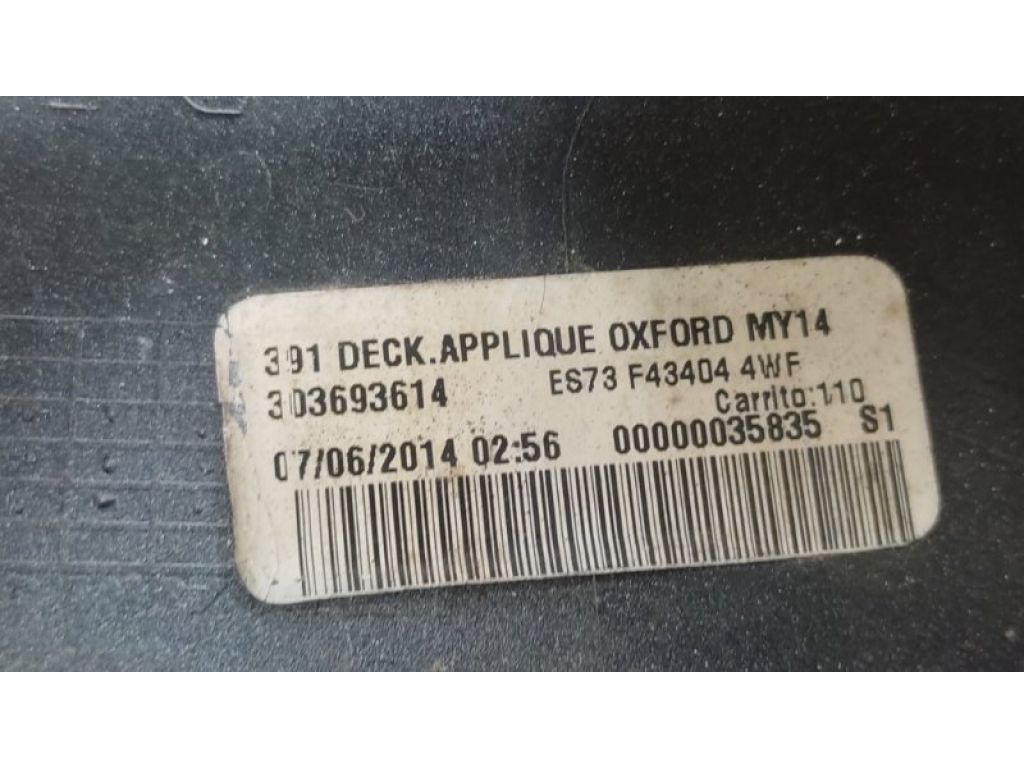 DS7Z-5443400-BA | Панель підсвічування номера FORD FUSION 14- - Фото 3