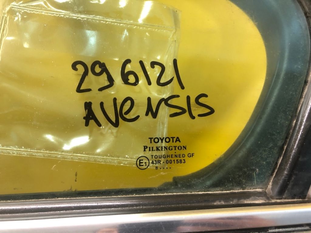 68124-05090 | Стекло двери глухое задн. лев. TOYOTA AVENSIS 08-18 - Фото 2