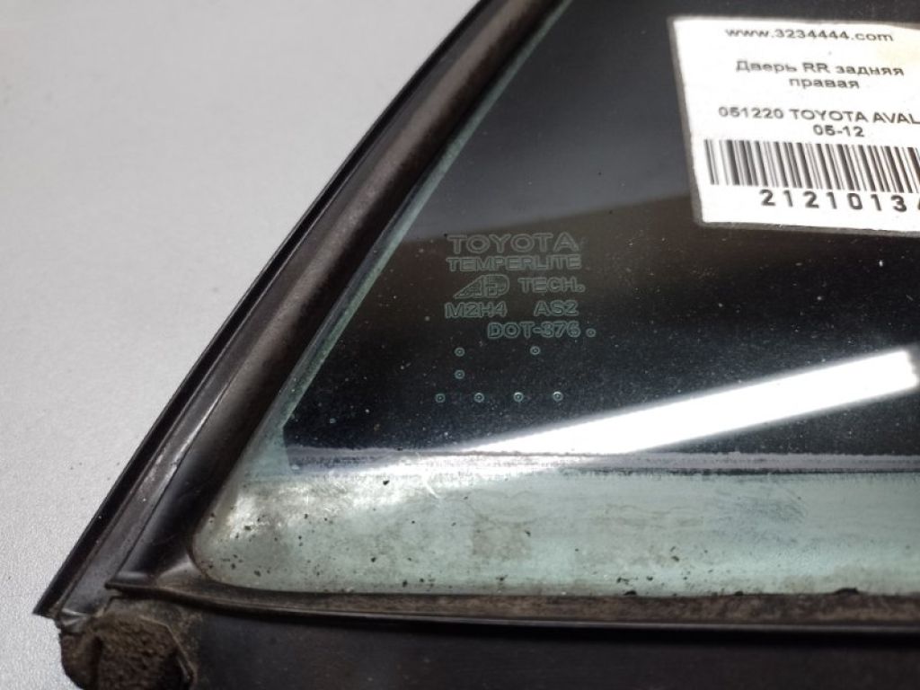 68123-07010 | Скло дверей глухе задн. прав. TOYOTA AVALON 05-12 - Фото 3