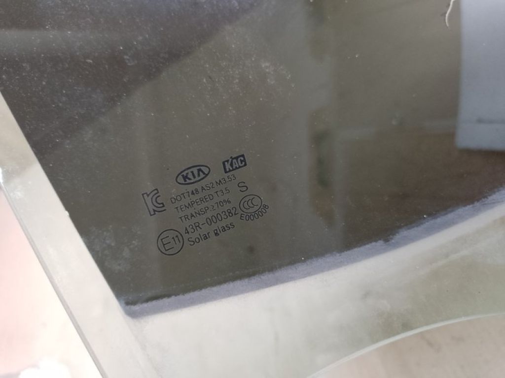 83421-2T010 | Скло дверей задн. прав. KIA OPTIMA TF 11-16 - Фото 4