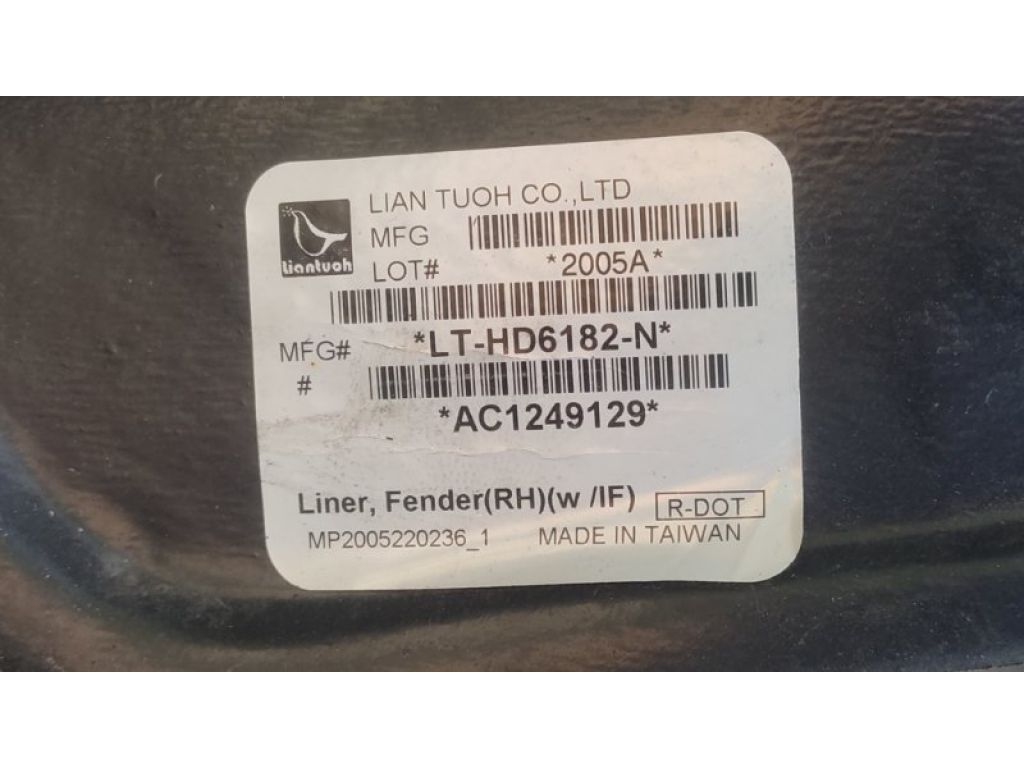 74100-TX4-A00 | Подкрылок передн. прав. ACURA RDX 12-19 - Фото 2