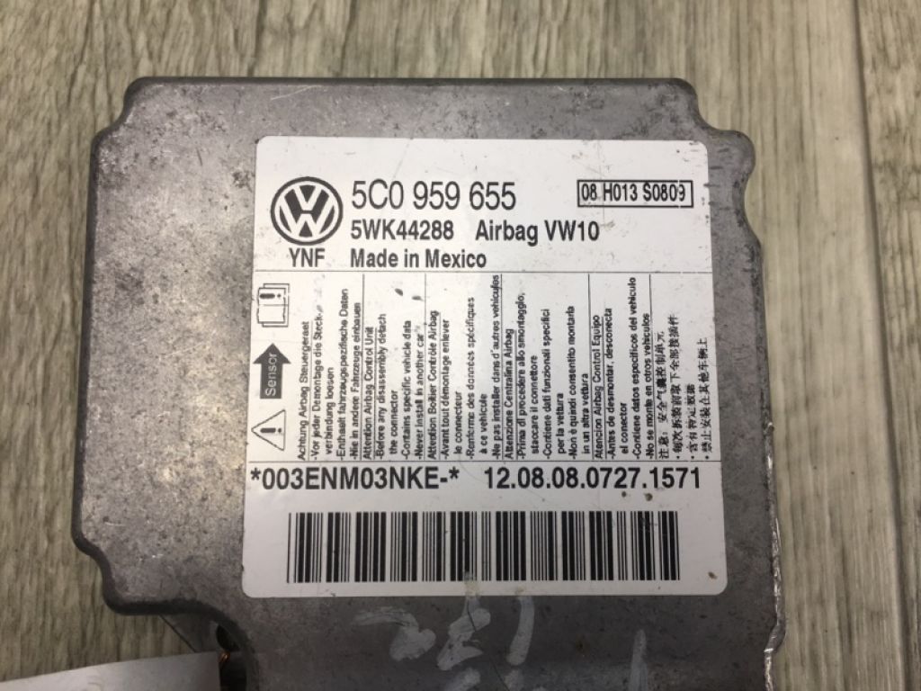 5C0 959 655 | Блок керування AIRBAG VOLKSWAGEN PASSAT B7 11-15 - Фото 6