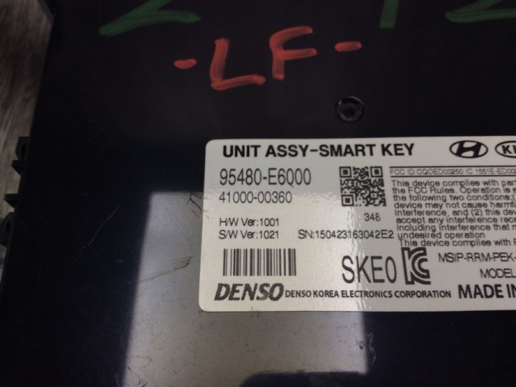 95480E6000 | Блок электронный HYUNDAI SONATA LF 2014- - Фото 2