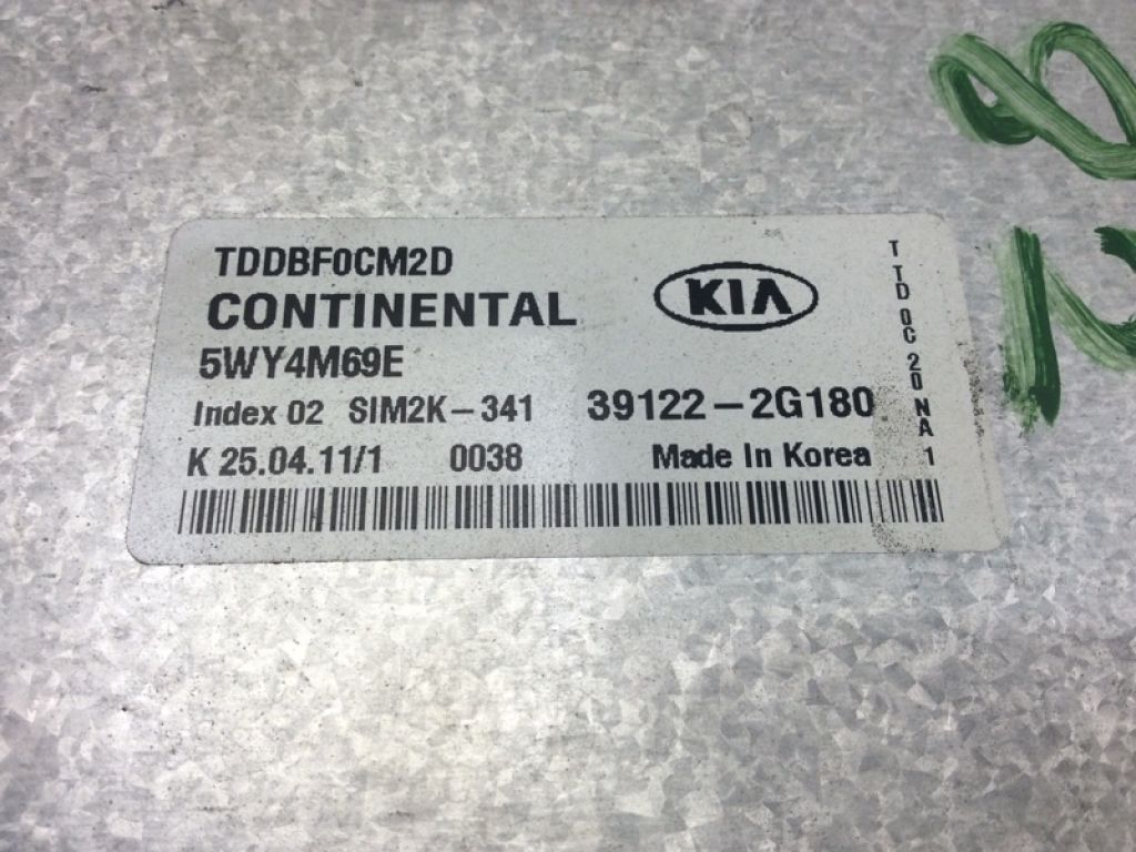391222G180 | Блок керування двигуном KIA FORTE/CERATO TD 08-13 - Фото 4