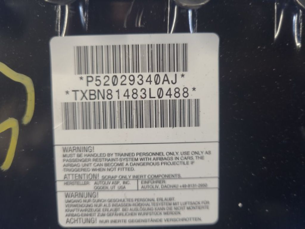 52029340AJ | Подушка безпеки пасажира CHRYSLER 200 10-14 - Фото 4