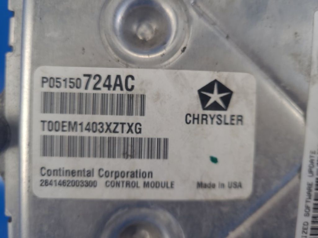 5150724AC | Блок керування двигуном CHRYSLER 200 10-14 - Фото 2