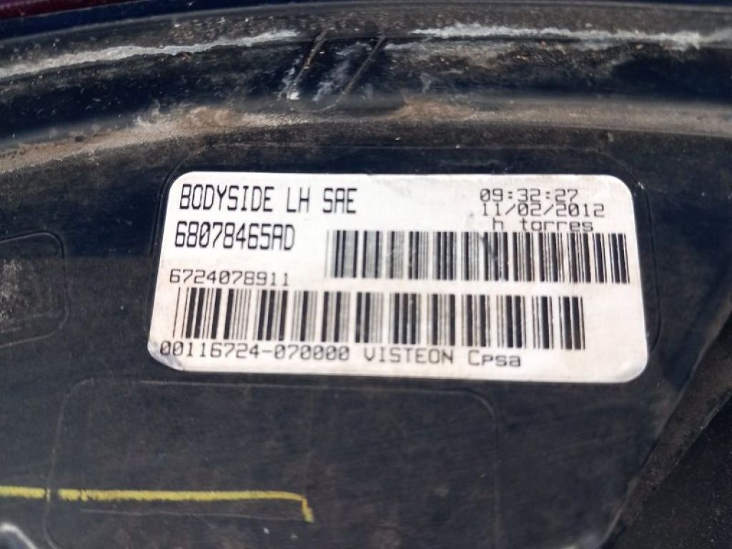 68078465AD | Ліхтар зовнішній лів. DODGE JOURNEY 08-20 - Фото 7