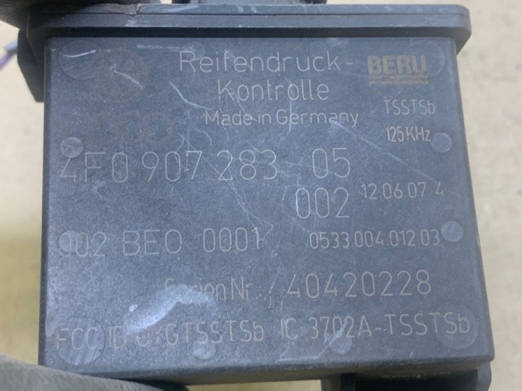 4F0 907 283 | Блок управления дав.в шинах VOLKSWAGEN TOUAREG 02-10 - Фото 2