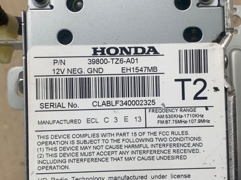 39800-TZ6-A01 | Блок электронный ACURA MDX (YD3) 13-21 - Фото 3