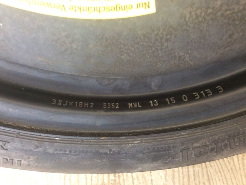 5K0601011AA | Диск колесный (докатка) AUDI A3 (8V) 12–17 - Фото 3