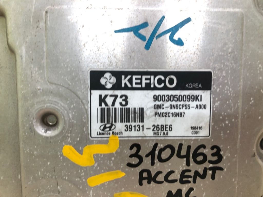 39131-26BE6 | Блок керування двигуном HYUNDAI ACCENT MC 06-10 - Фото 3