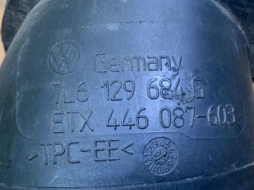 7L0 129 684 B | патрубок повітряного фільтра VOLKSWAGEN TOUAREG 02-10 - Фото 3