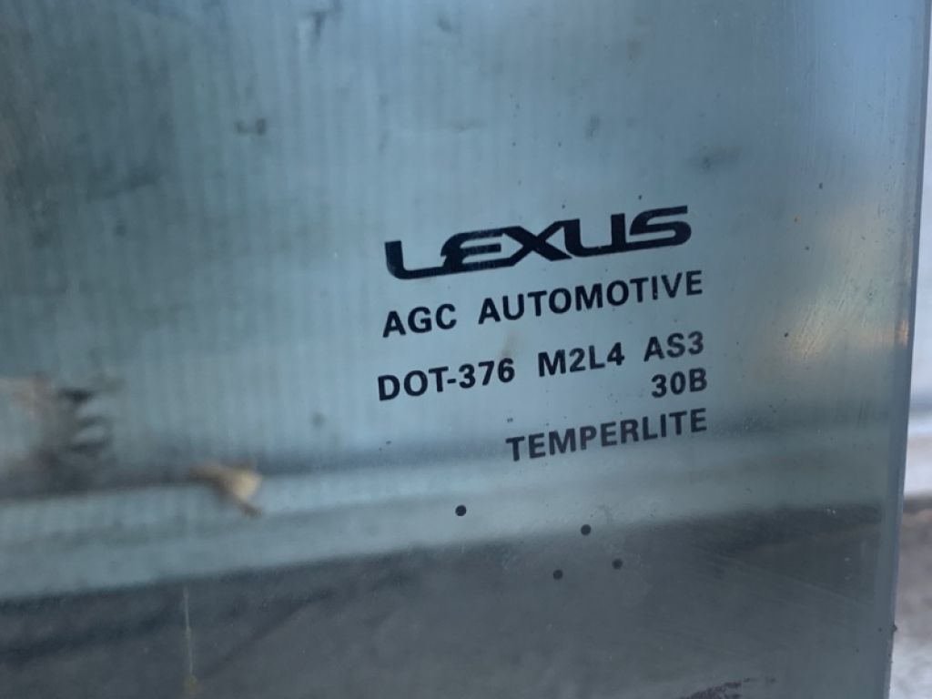 68104-0E020 | Скло дверей задн. лів. LEXUS RX350/450 09-15 - Фото 3