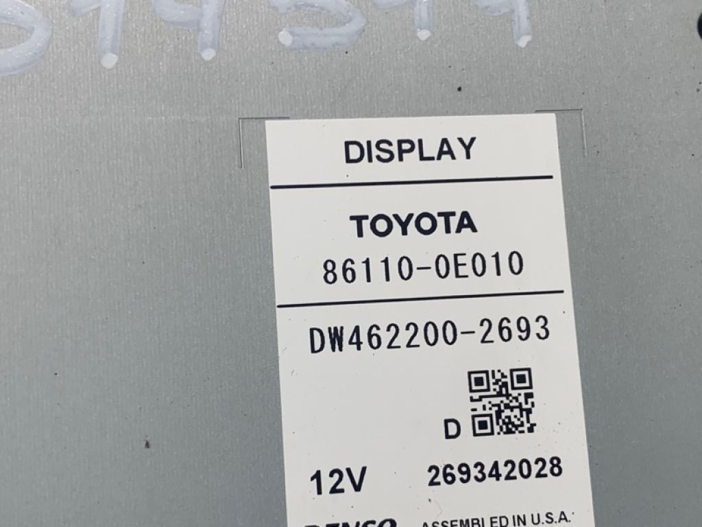 86110-0E010 | Монитор LEXUS RX350/450 09-15 - Фото 4