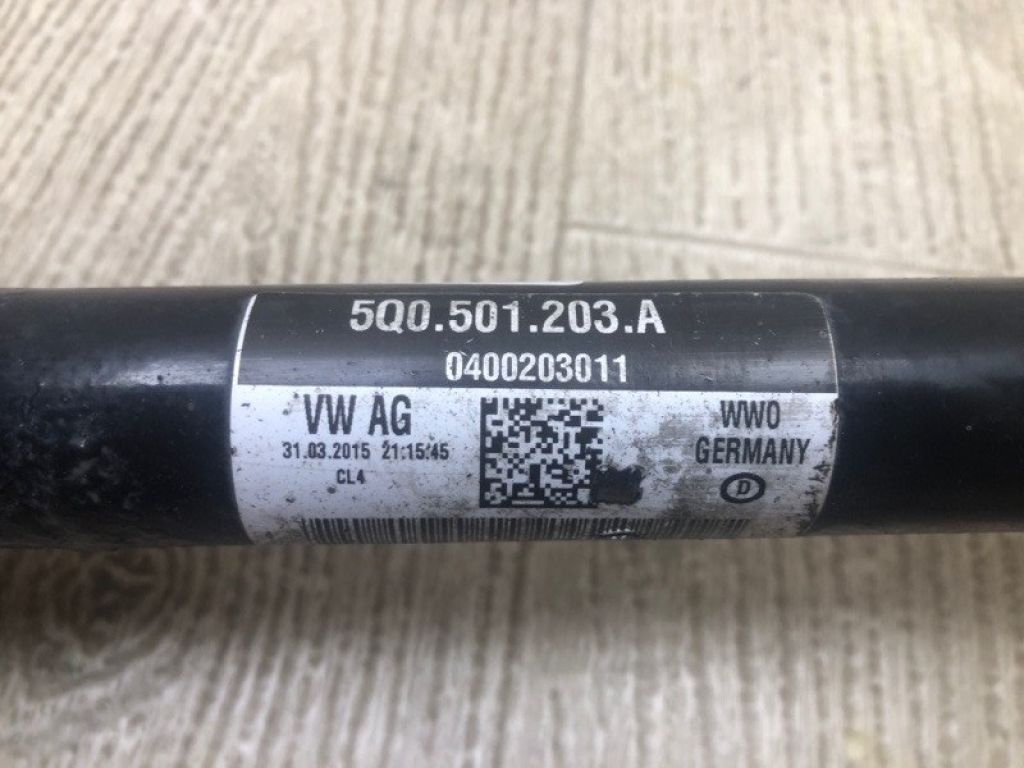 5Q0501203A | Привід задній лів. AUDI A3 (8V) 12–17 - Фото 6